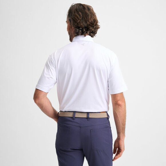 NWT Genteal Mens Size Large Red Solid Performance Polo Top NEW - Picture 3 of 4